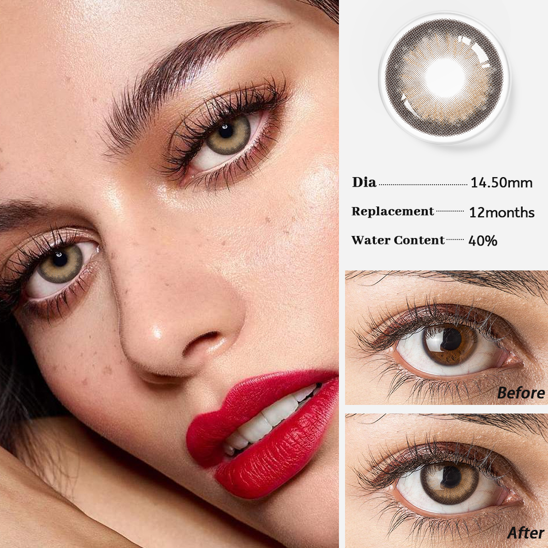 BALLET GAZE Color Contact Lenses Wholesale Manufacturer HEMA Crystal OEM yearly disposable contact lenses
