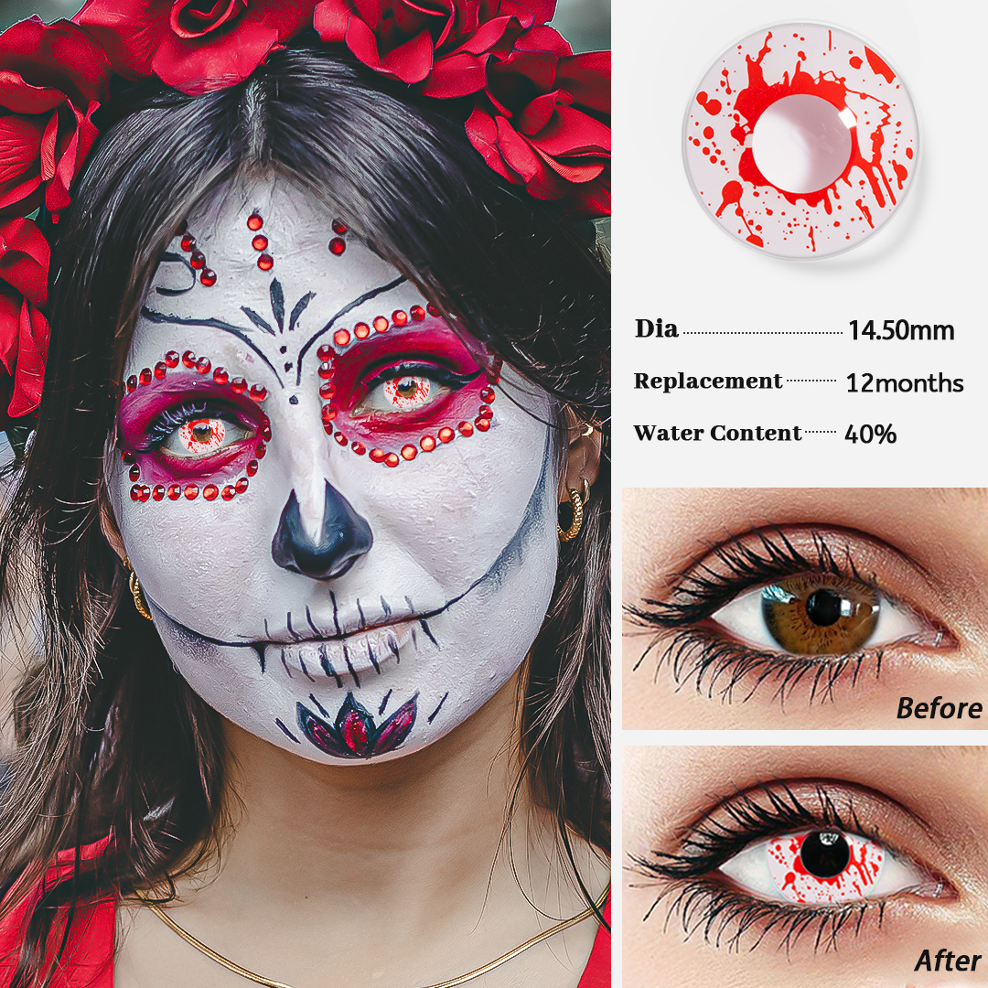 Crazy lenses color Ccontact lens wholesale halloween contacts lenses fancy look for Eyes Cosplay lenses