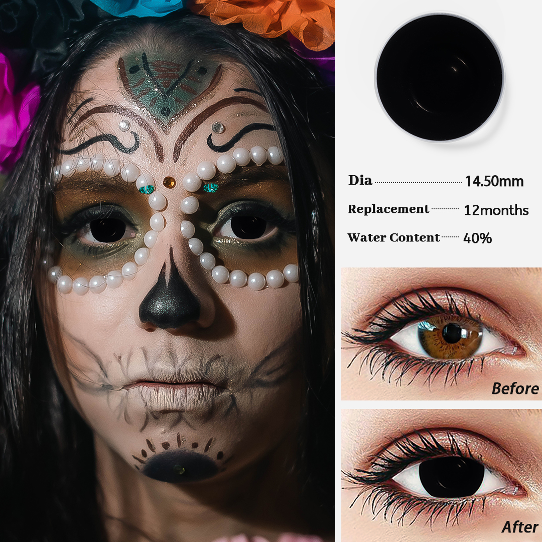 Factory directly high quality Meetone halloween crazy cosplay contact lenses for business