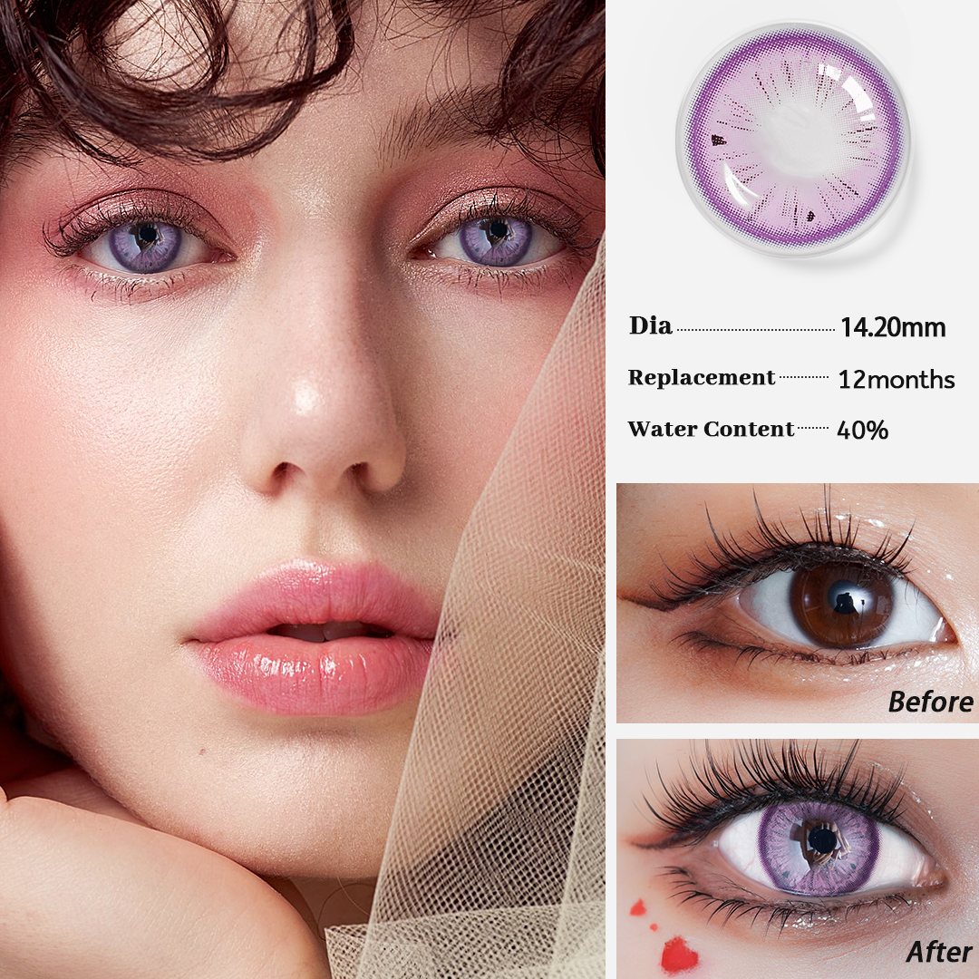 SEAFOAM&FRUIT JUICE Oem/Odm contacto New Style Natural Eyes Colored Lens Cosmetic Eyes Lens Color Contacts Lenses