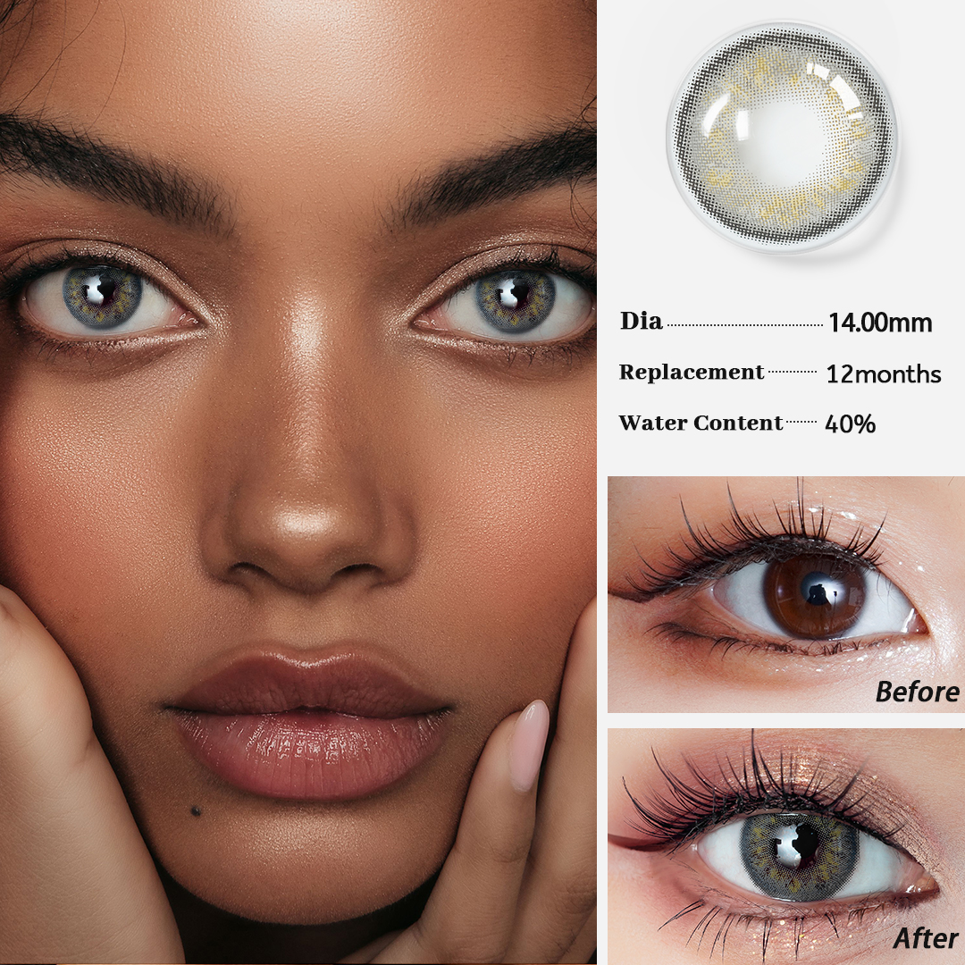 russian&wild-cat Natural colored eye lenses Wholesale soft colored contact lenses prescription contact lenses Free shipping