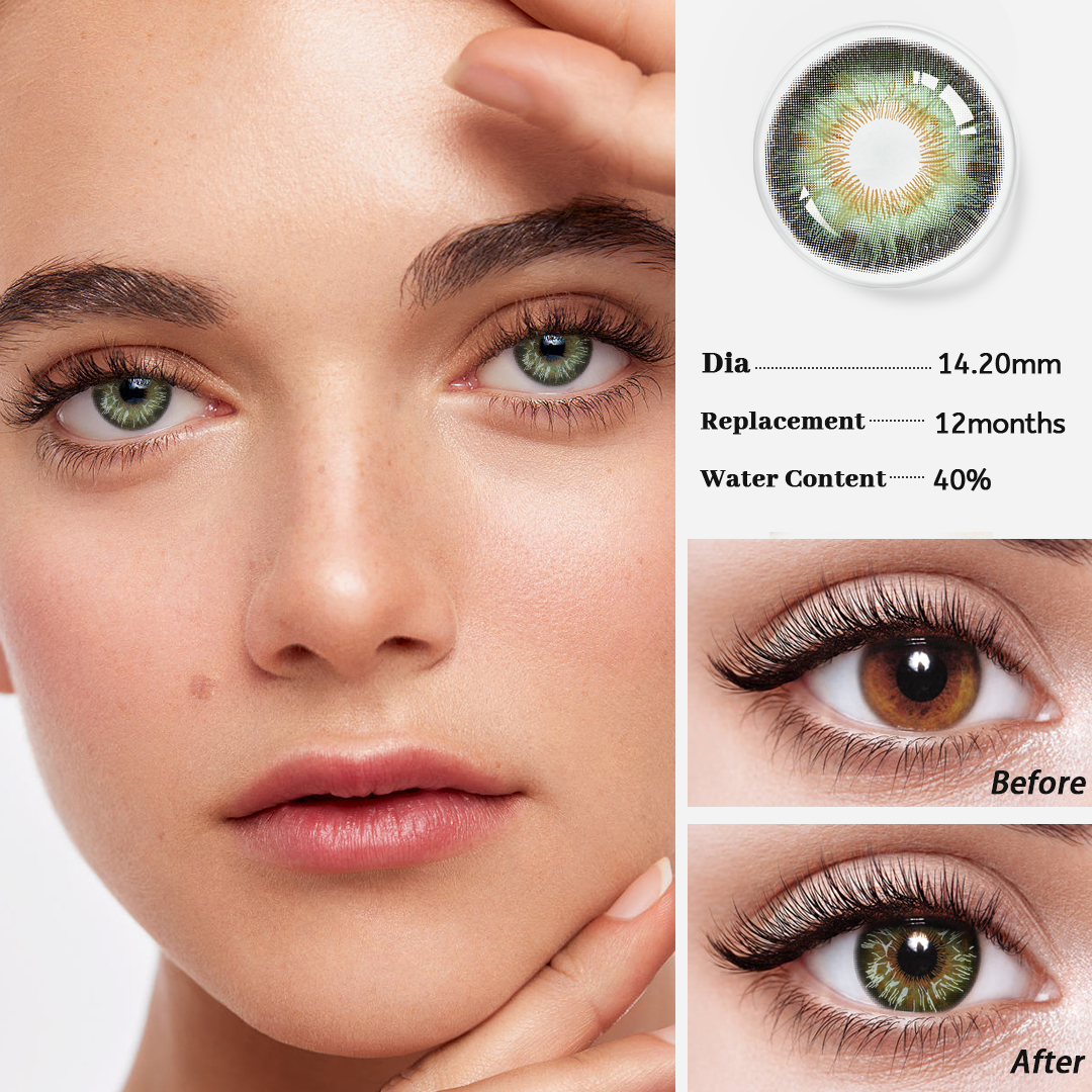 ROCOCO-1 Colored Contact Lenses Soft Color Lens Hot Sellers Yearly Use Color Eye Lenses In Wholesale