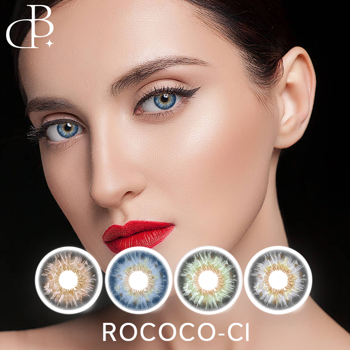ROCOCO-1 Colored Contact Lenses Soft Color Lens Hot Sellers Yearly Use Color Eye Lenses In Wholesale
