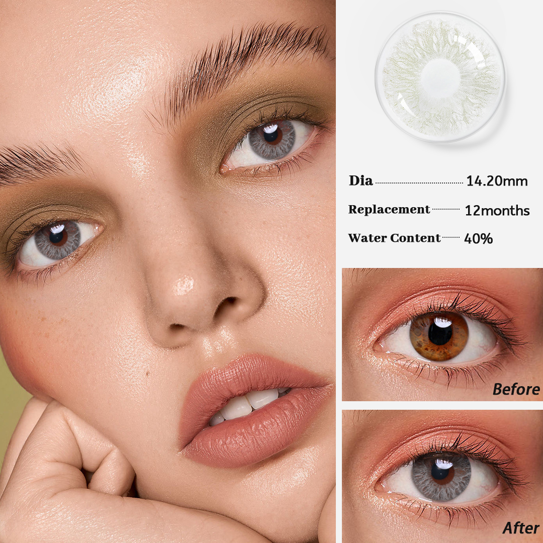 ROCOCO-2 Most Soft Super Natural Beautiful Style lentes de Contacto de Wholesale Eye Colors Contact Lenses
