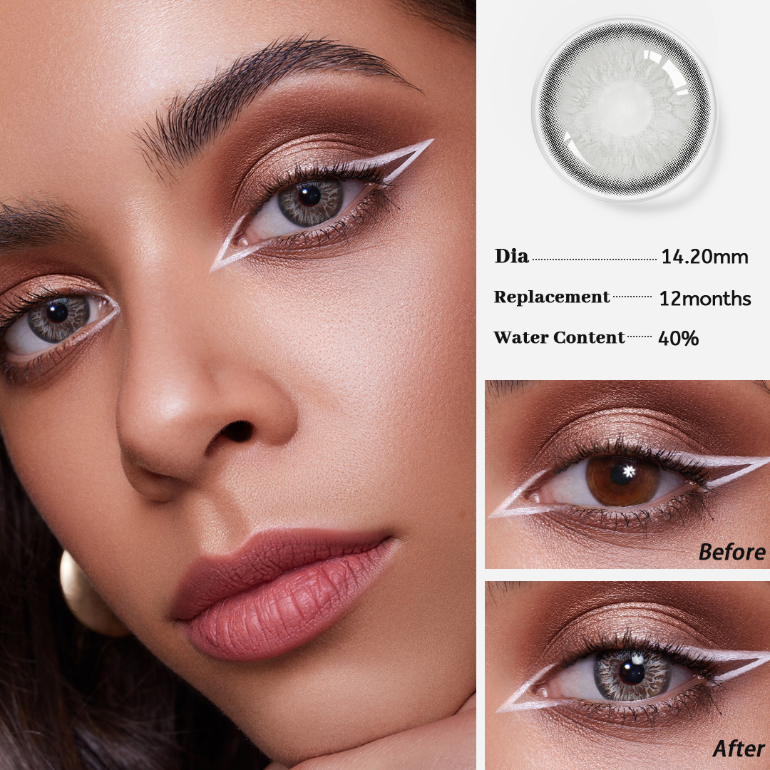 ROCOCO-3 new looking cosmetic wholesale color contact lens cheap soft yearly eye colored contact lenses