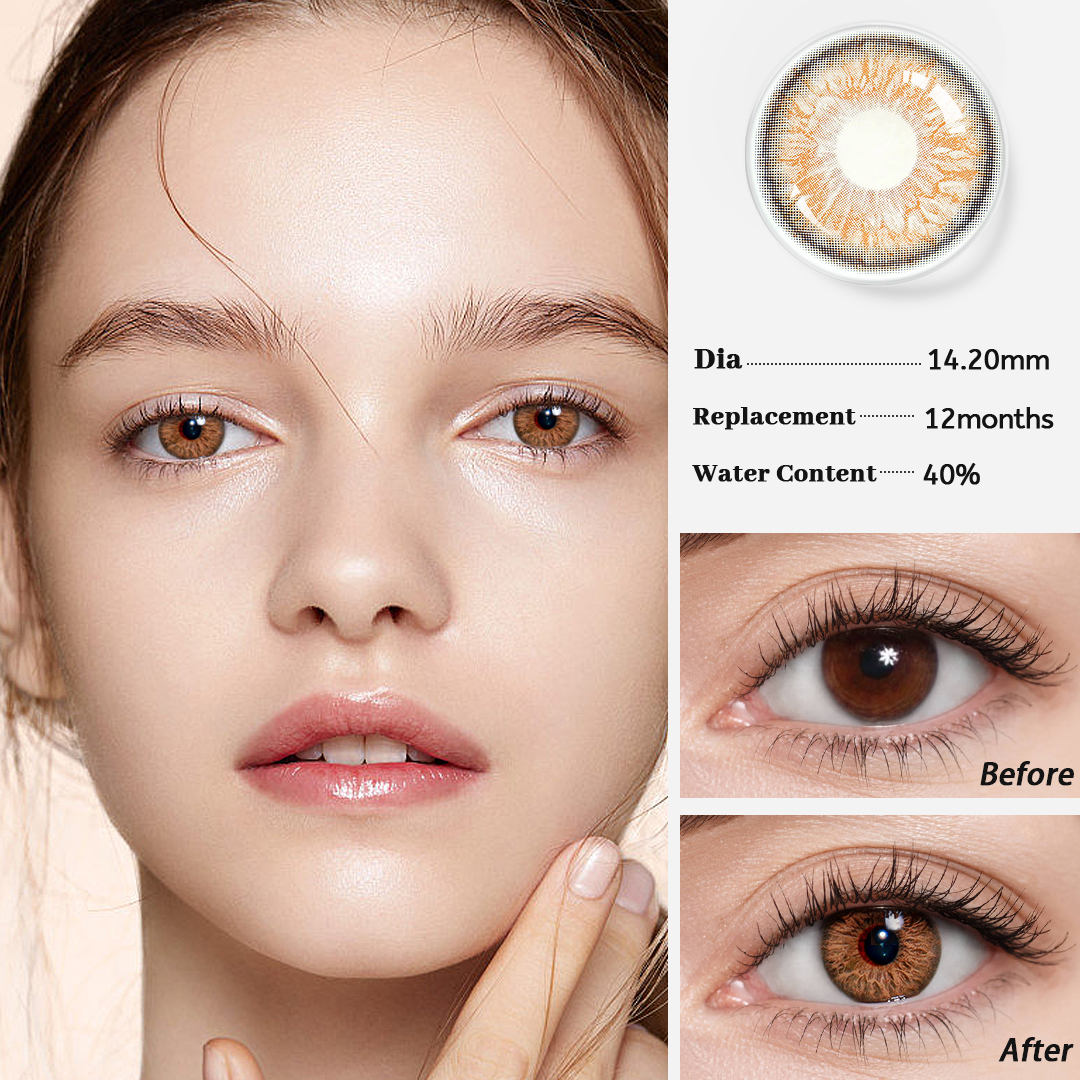 ROCOCO-3 new looking cosmetic wholesale color contact lens cheap soft yearly eye colored contact lenses