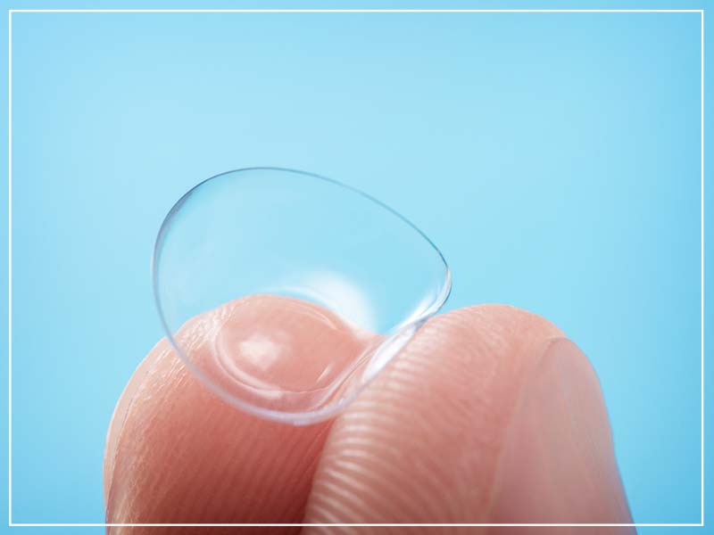 How to distinguish the front and back side of contact lenses?