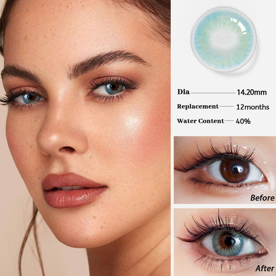 Hidrocor Color Contacts Circle Prilagođene kontaktne leće za oči u boji veleprodaja godišnje kontaktne leće u prirodnoj boji