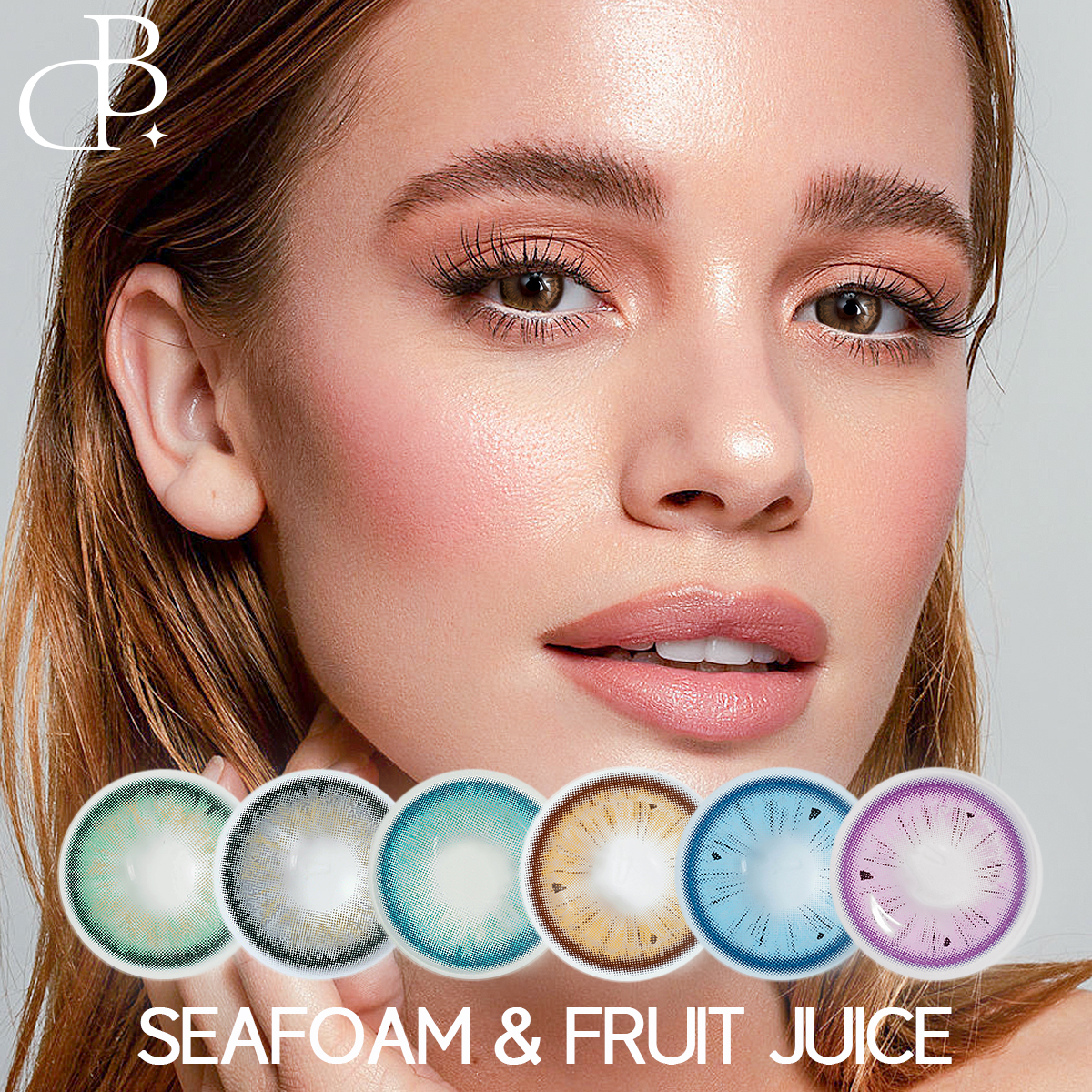 SEAFOAM&FRUIT SUICE Vairumtirdzniecības cena desio Super Natural Color Kontaktlēcas Acu kontaktlēcas Rūpnīcas kvalitātes krāsainās lēcas