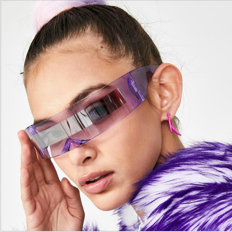 DAGLS2 Laser Eye Fashion Sunglasses Robort Style Sunglasses Universal Sunglasses X-Man Sunglasses (1)