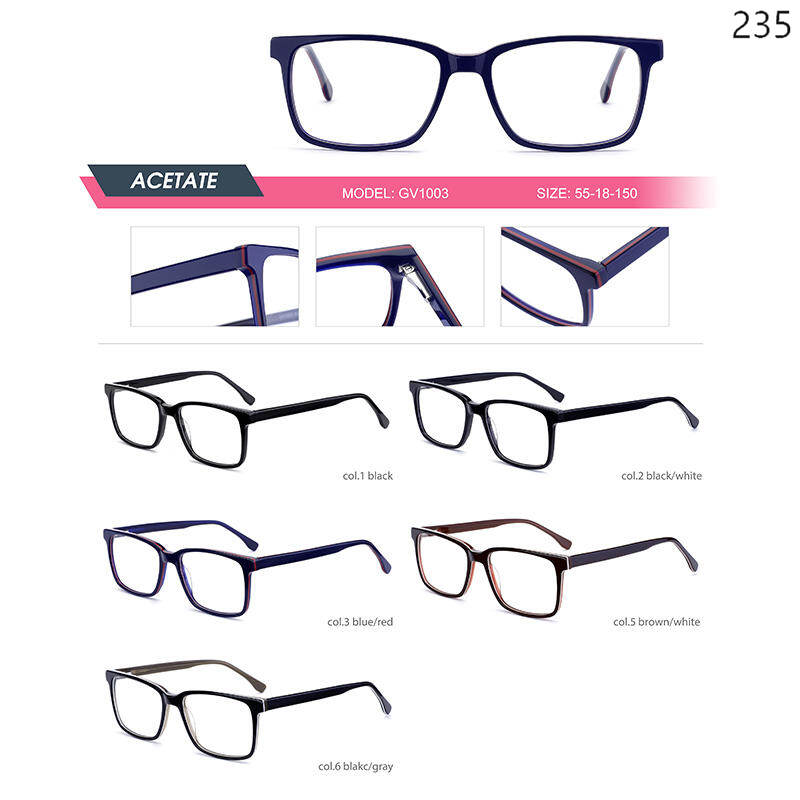 Dachuan Optical China Supplier Classic Design Optical Glasses Series with Acetate Material (1)