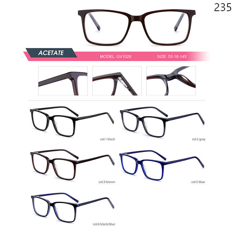 Dachuan Optical China Supplier Classic Design Optical Glasses Series with Acetate Material (17)