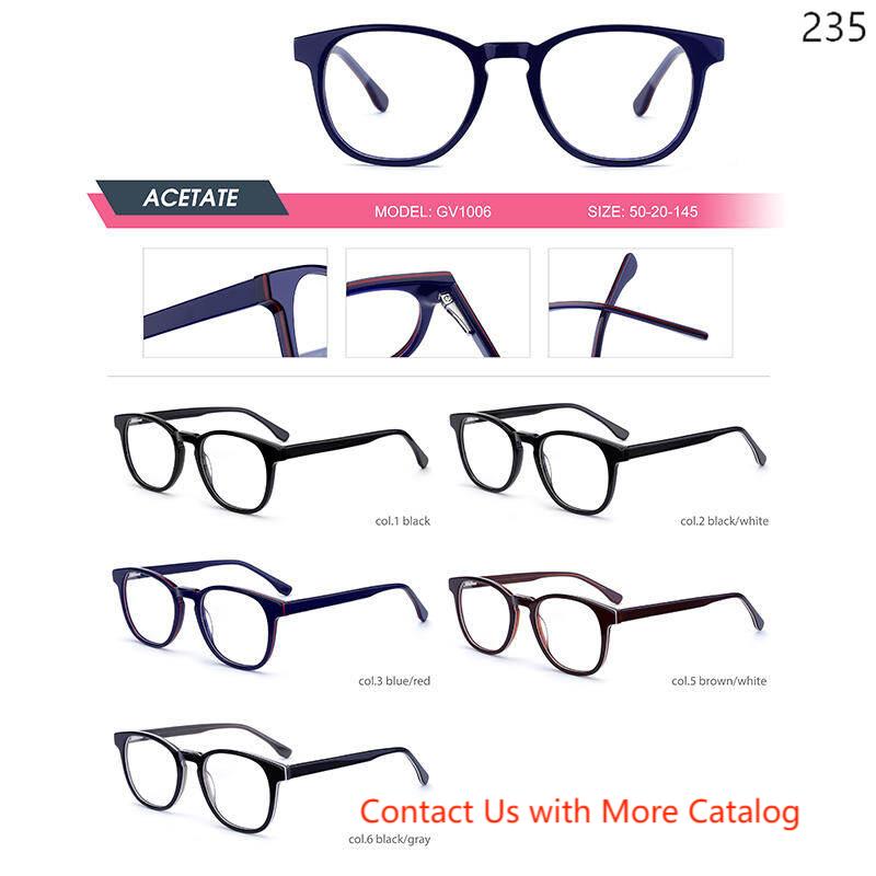 Dachuan Optical China Supplier Classic Design Optical Glasses Series with Acetate Material (2)