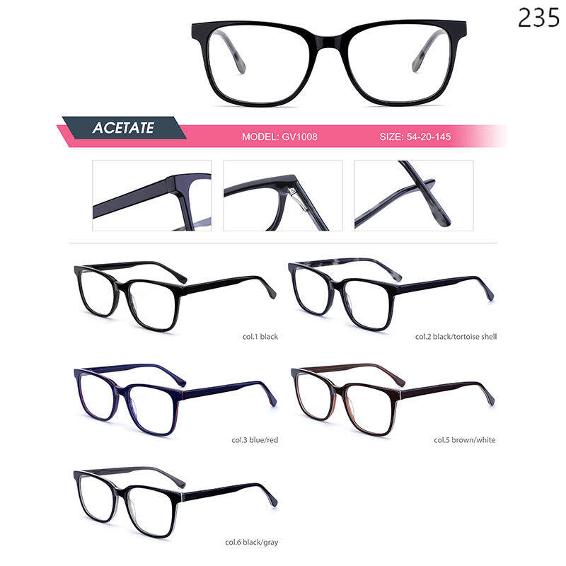 Dachuan Optical China Supplier Classic Design Optical Glasses Series with Acetate Material (5)