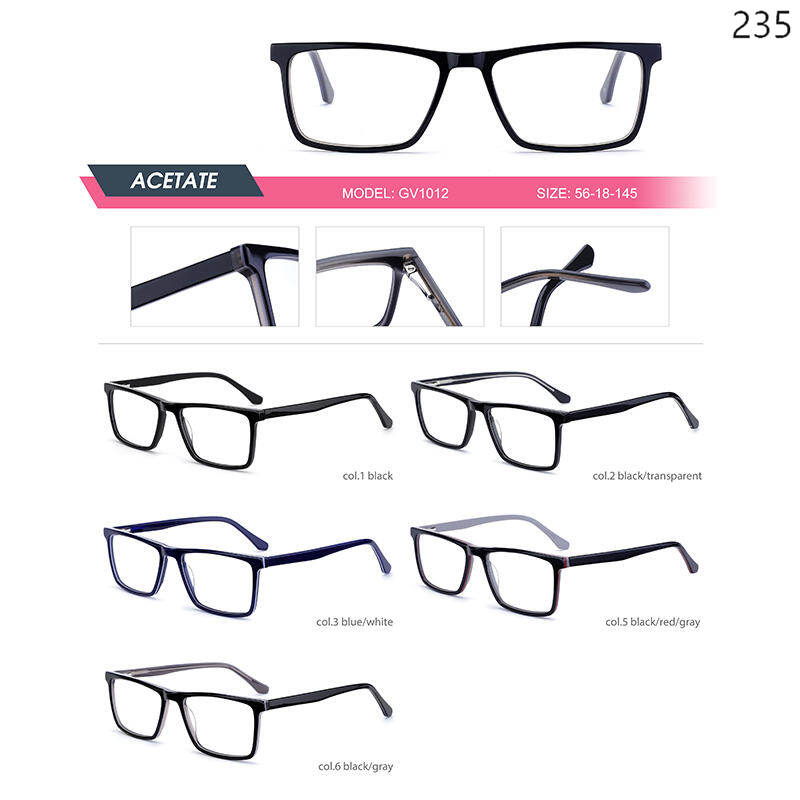 Dachuan Optical China Supplier Classic Design Optical Glasses Series with Acetate Material (8)