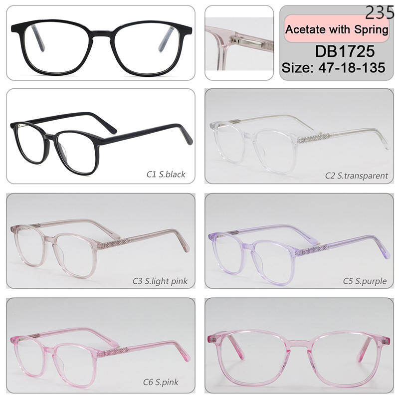 Dachuan Optical China Supplier Fashion Design Children Optical Glasses Series with Acetate Material (1)
