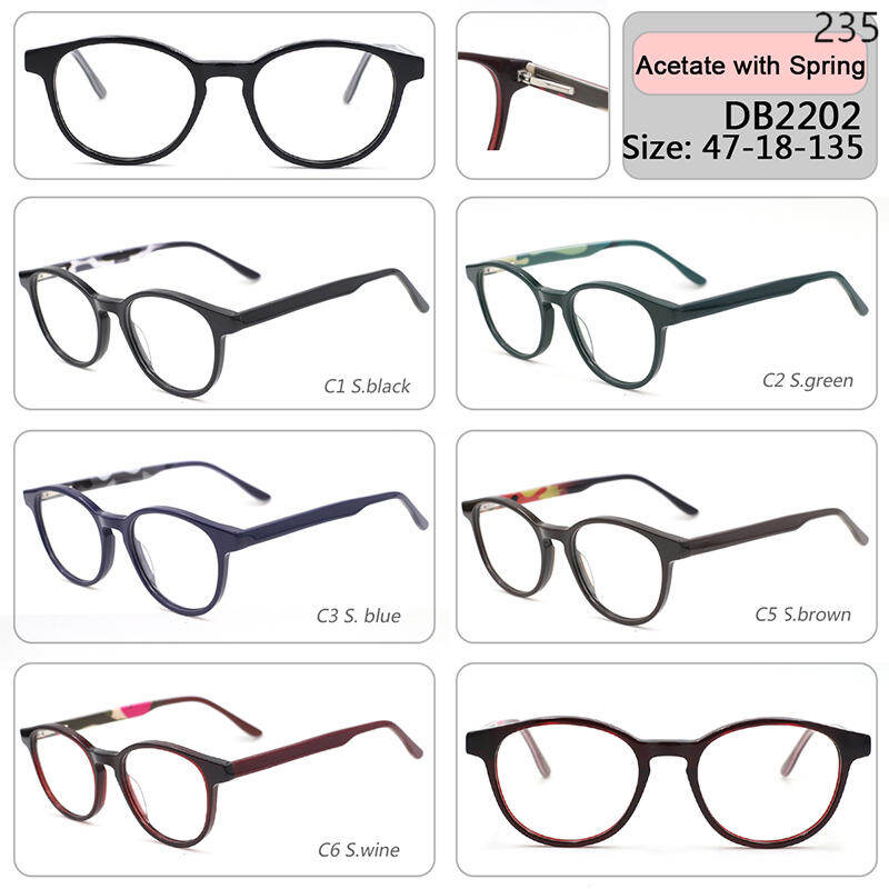 Dachuan Optical China Supplier Fashion Design Children Optical Glasses Series with Acetate Material (3)