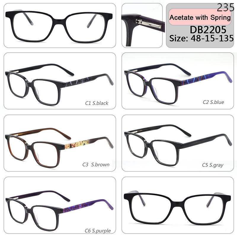 Dachuan Optical China Supplier Fashion Design Children Optical Glasses Series with Acetate Material (4)