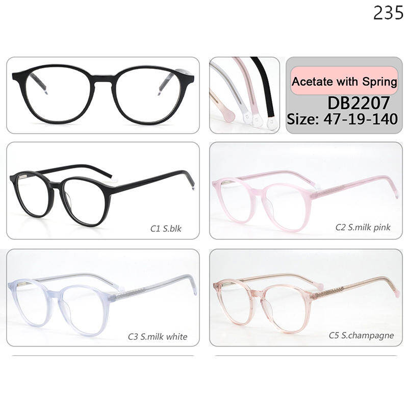 Dachuan Optical China Supplier Fashion Design Children Optical Glasses Series with Acetate Material (5)