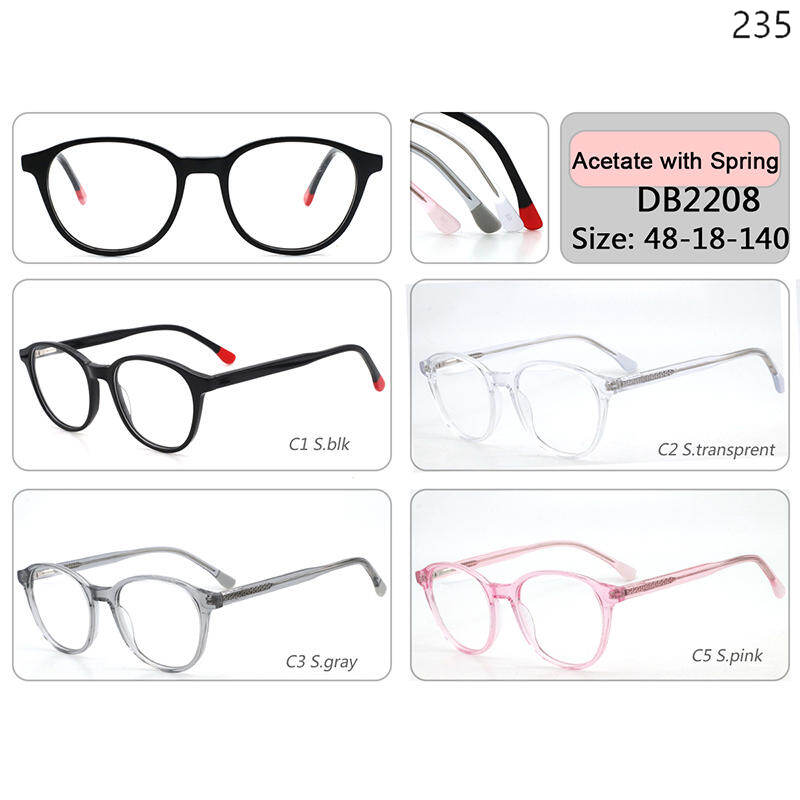 Dachuan Optical China Supplier Fashion Design Children Optical Glasses Series with Acetate Material (6)