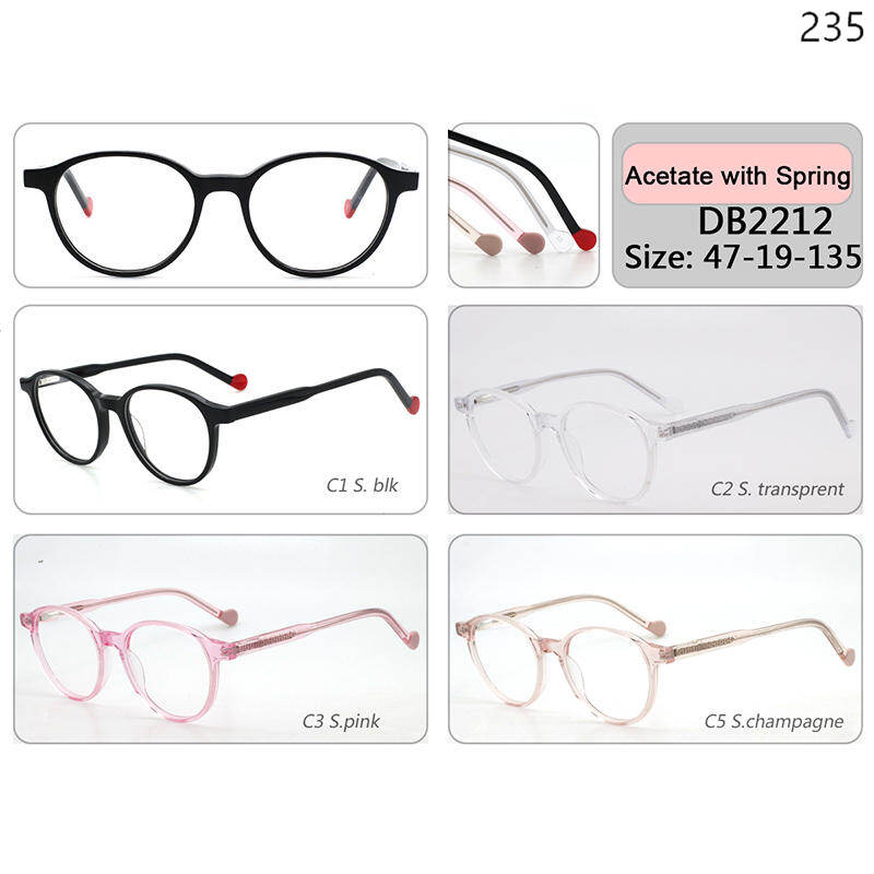 Dachuan Optical China Supplier Fashion Design Children Optical Glasses Series with Acetate Material (9)