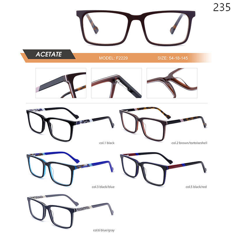 Dachuan Optical China Supplier Fashion Design Optical Glasses Series with Pattern Legs (15)