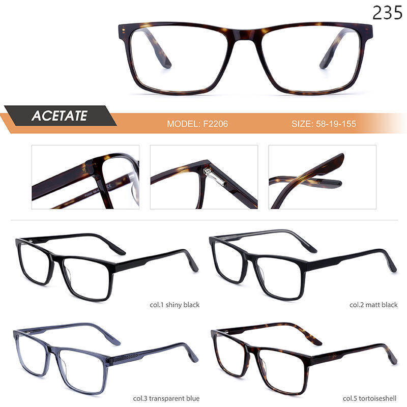 Dachuan Optical China Supplier Fashion Design Optical Glasses Series with Pattern Legs (5)