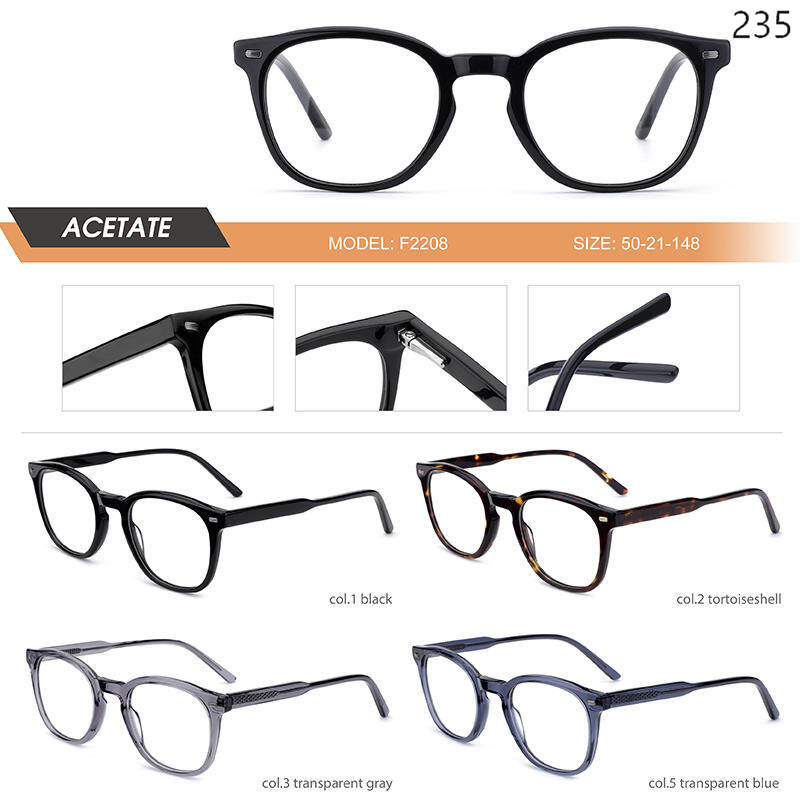 Dachuan Optical China Supplier Fashion Design Optical Glasses Series with Pattern Legs (6)