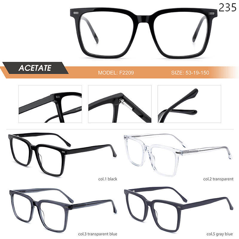 Dachuan Optical China Supplier Fashion Design Optical Glasses Series with Pattern Legs (7)