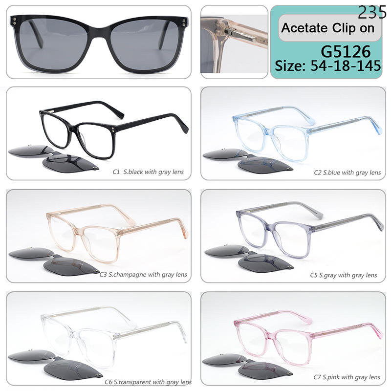 Dachuan Optical China Wholesale New Trendy Acetate Clip On Sunglasses Optical Frame Ready Stock with Multiple Styles Catalog (9)