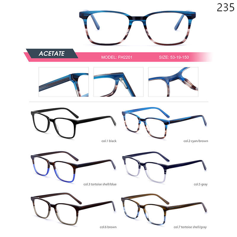Dachuan Optical China Wholesale Ready Stock Fashion Acetate Optcal Frame with Many Styles Catalog (1)