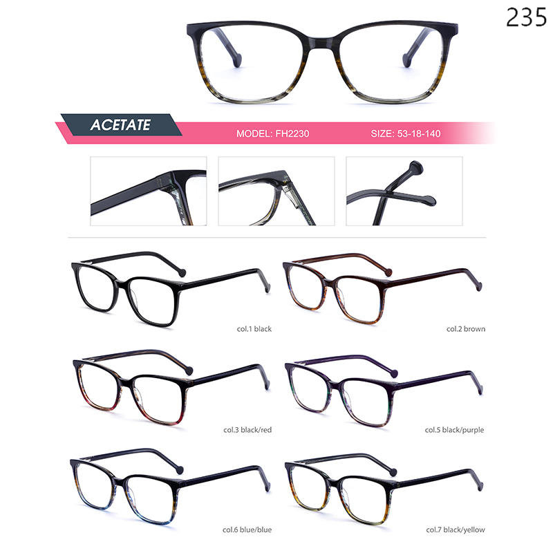 Dachuan Optical China Wholesale Ready Stock Fashion Acetate Optcal Frame with Many Styles Catalog (10)