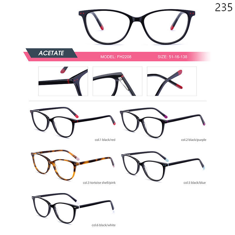 Dachuan Optical China Wholesale Ready Stock Fashion Acetate Optcal Frame with Many Styles Catalog (3)