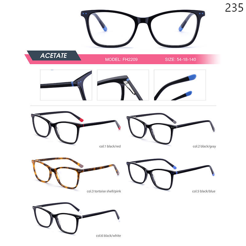 Dachuan Optical China Wholesale Ready Stock Fashion Acetate Optcal Frame with Many Styles Catalog (4)
