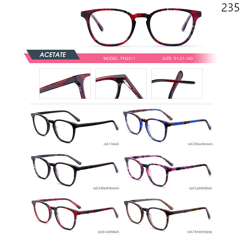 Dachuan Optical China Wholesale Ready Stock Fashion Acetate Optcal Frame with Many Styles Catalog (5)