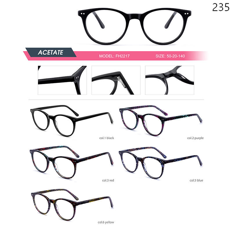Dachuan Optical China Wholesale Ready Stock Fashion Acetate Optcal Frame with Many Styles Catalog (7)