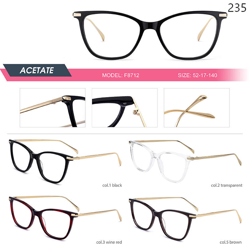 Dachuan Optical China Wholesale Ready Stock Unisex Acetate Optcal Frame with Multiple Styles Catalog (10)