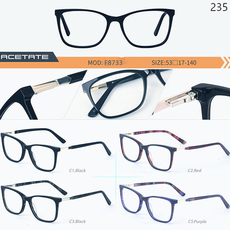 Dachuan Optical China Wholesale Ready Stock Unisex Acetate Optcal Frame with Multiple Styles Catalog (17)