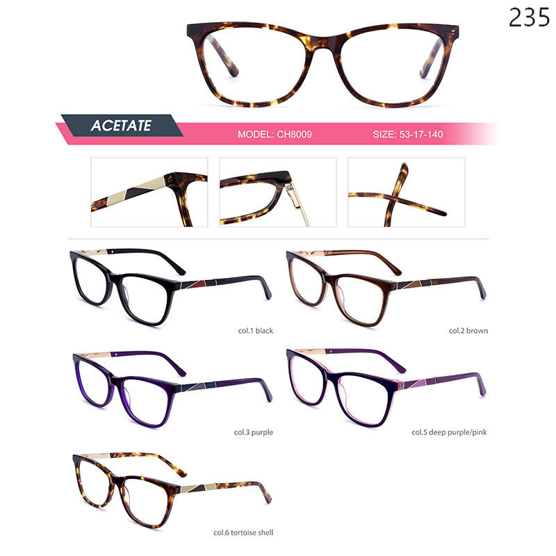 Dachuan Optical China Wholesale Ready Stock Unisex Acetate Optcal Frame with Multiple Styles Catalog (52)