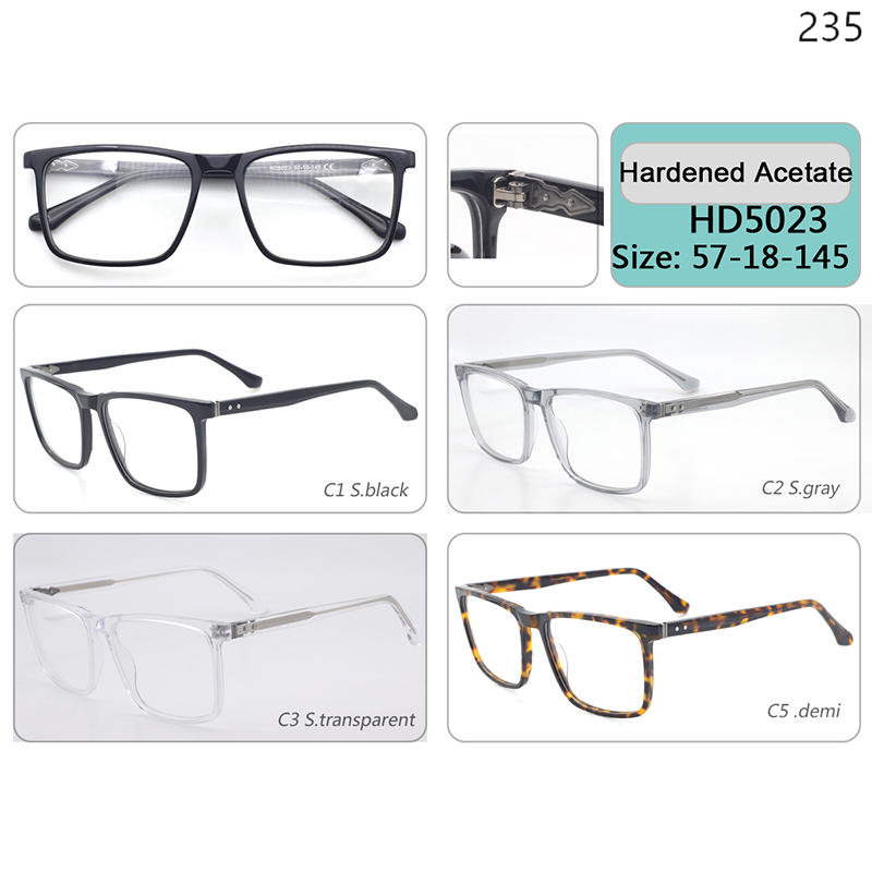 Dachuan Optical China Wholesale Unisex Classic Design Acetate Optcal Frame Ready Stock with Multiple Styles Catalog (3)