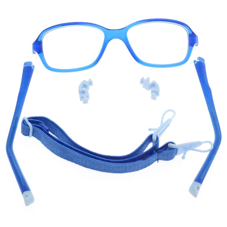 Dachuan Optical DOTR374011 China Supplier Rectangle Frame Baby Optical Glasses with Transparency color  (1)