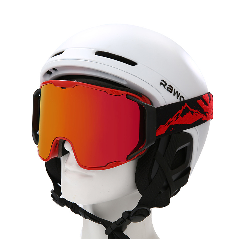 Dachuan Optical DRBHX23 China Supplier Antifog UV400 Ski Goggles Outdoor Sports Eyeglasses with Optical Frame Adaptation (37)