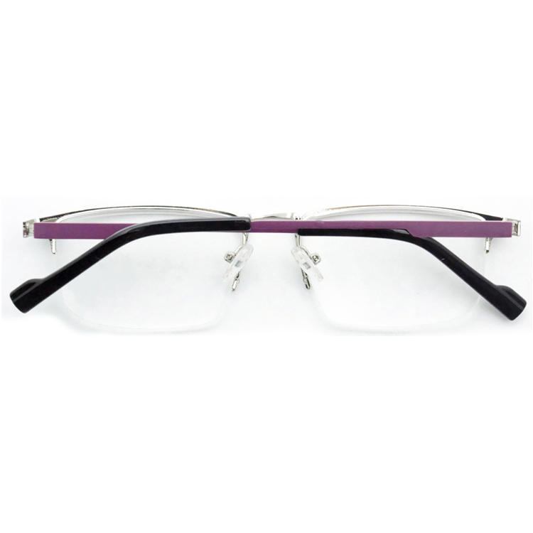 Dachuan Optical DRM368042 China Supplier Metal Half Rim Reading Glasses with Metal Hinge (10)