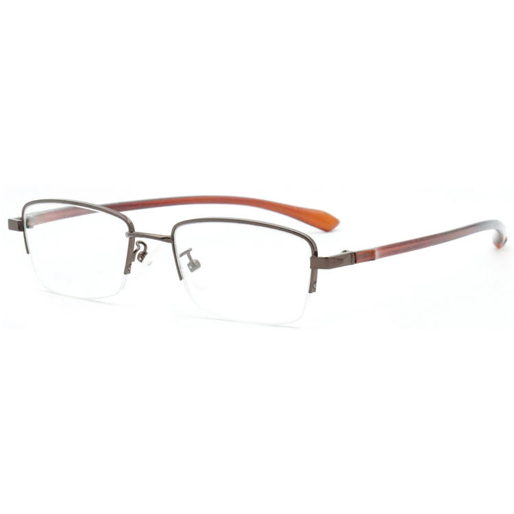 Dachuan Optical DRM368045 China Supplier Metal Half Rim Reading Glasses with TR90 Legs (7)