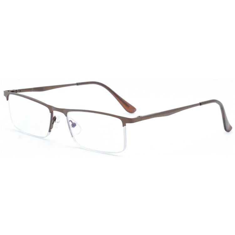 Dachuan Optical DRM368048 China Supplier Metal Half Rim Reading Glasses with Blue Light Blocking  (7)