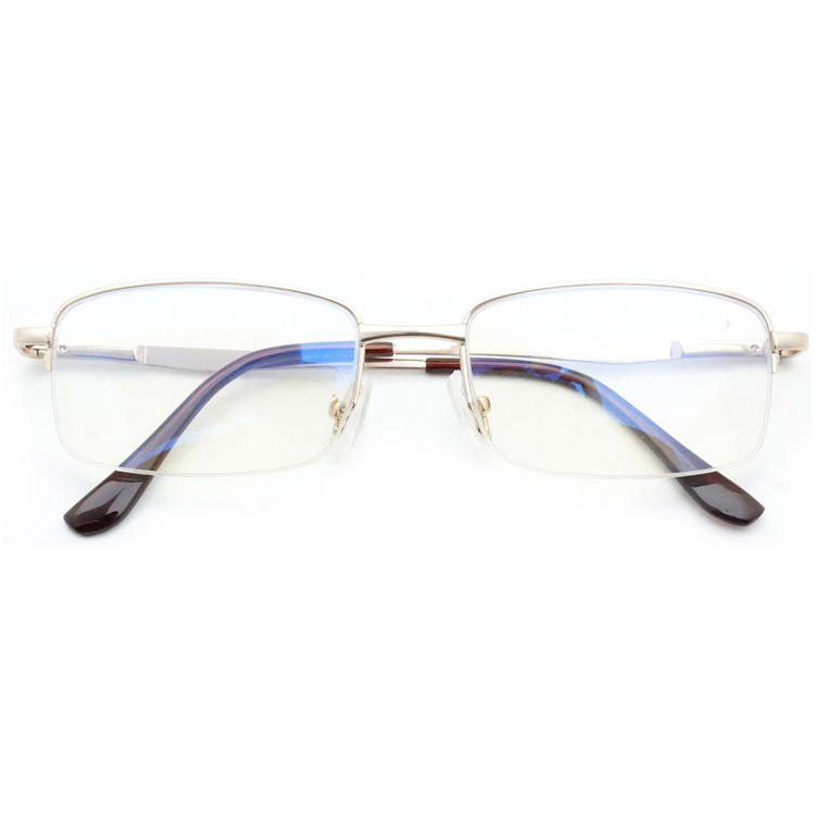 Dachuan Optical DRM368049 China Supplier Metal Half Rim Reading Glasses with Anti Blue Light (14)