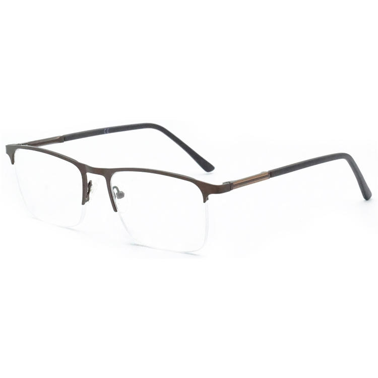 Dachuan Optical DRM368055 China Supplier Retro Design Metal Half Rim Reading Glasses with Metal Hinge (6)