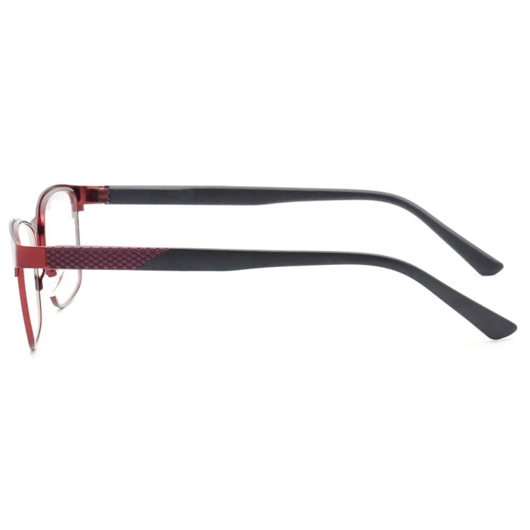 Dachuan Optical DRM368060 China Supplier Metal Browline Shape Reading Glasses with Plastic Legs (13)