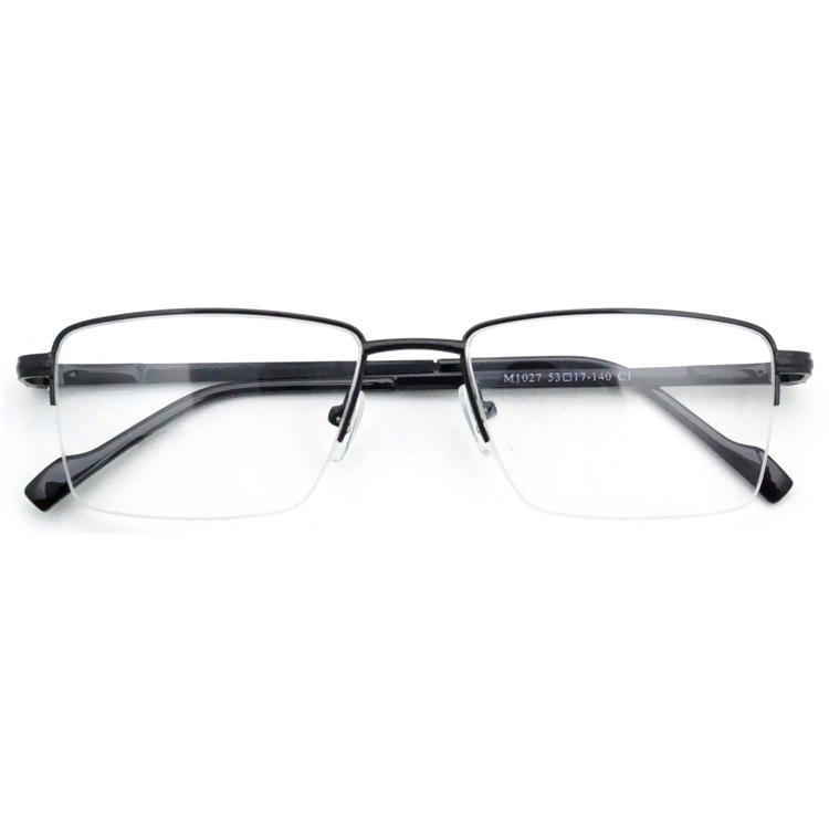 Dachuan Optical DRM368064 China Supplier Vintage Design Metal Half Rim Reading Glasses with Spring Hinge (10)