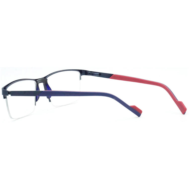 Dachuan Optical DRM368079 China Supplier Metal Half Rim Reading Glasses with Double Colors Legs (10)